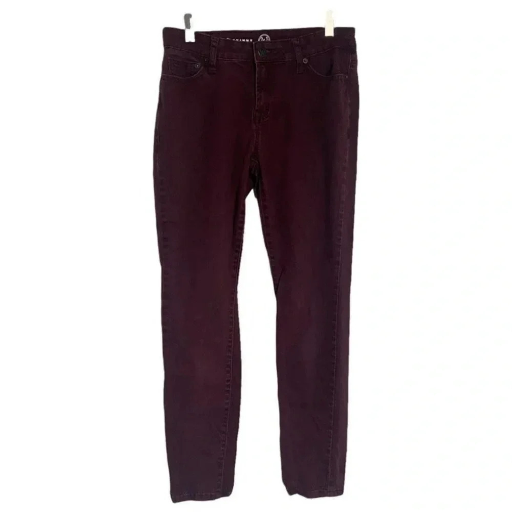 W62 signature fit‎ skinny 6 wine pants